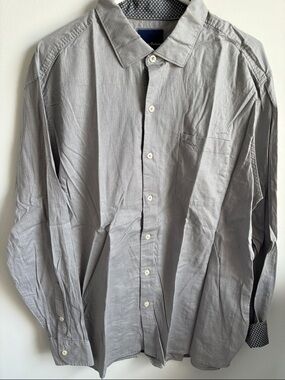 Tommy Bahama Gray Long-Sleeve Button Shirt